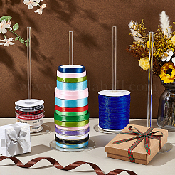 4 шт. прозрачный акриловый держатель для пончиков с плоским круглым основанием&nbsp;ODIS-WH0086-169