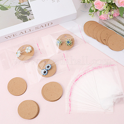 1 набор пустых бумажных карточек для демонстрации сережек&nbsp;EDIS-CN0001-01B-01