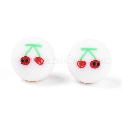 Бусины из полимерной глины ручной работы на фруктовой тематике&nbsp;CLAY-T022-04A