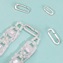 3 шт. 3 стиля 925 кольца с пружинным затвором из стерлингового серебра&nbsp;STER-SC0001-61