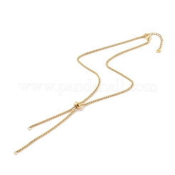 Изготовление ожерелий-лариатов из нержавеющей стали 304&nbsp;AJEW-JB00993