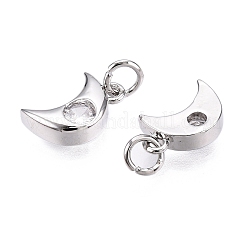 Латунные микро проложить кубического циркония подвески&nbsp;KK-E068-VB229-B