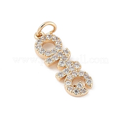 Латунные микро проложить кубического циркония подвески&nbsp;LS-KK-Z107-15G-01