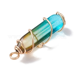 Стеклянные латунные подвески&nbsp;PALLOY-JF02563