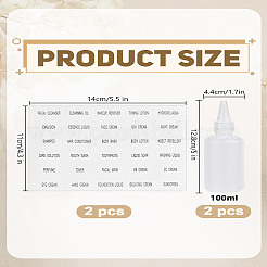 2 шт. пластиковые градуированные бутылочки с клеем&nbsp;TOOL-LP0001-23