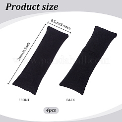 Длинная подушка из льняной ткани для демонстрации браслетов&nbsp;AJEW-WH0007-56