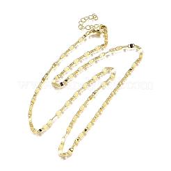 Ожерелья звенья цепи латуни&nbsp;NJEW-M108-06G