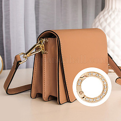 20 шт. 2 стиля сплава кристалл горный хрусталь пружинные затворные кольца&nbsp;FIND-GO0001-82