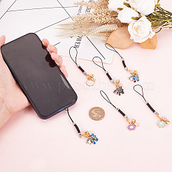 Подвеска из эмали из сплава овцы&nbsp;HJEW-AB00478