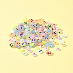 200шт акриловые бусины&nbsp;FACR-FS0001-03