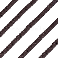 5 м плетеный круглый шнур из искусственной кожи для украшений&nbsp;OCOR-GF0004-96B-02