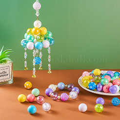 82 шт. 32 акриловые бусины в смешанном стиле&nbsp;MACR-TA0001-23