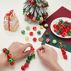 Круглые бусины из смолы&nbsp;DIY-GA0009-09