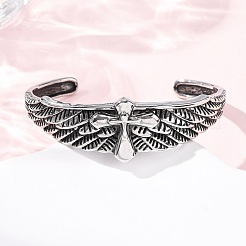 Ретро-браслеты-манжеты из хирургической нержавеющей стали 316&nbsp;BJEW-C142-12AS