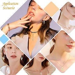 16 шт. 8 стиля ионного покрытия (IP) 304 нержавеющая сталь подвески&nbsp;STAS-CA0002-10