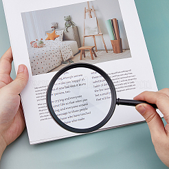 1 шт. алюминиевое увеличительное стекло&nbsp;AJEW-BC0009-13EB