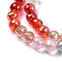 Стеклянные бусины с гальваническим покрытием &nbsp;EGLA-D300-06-8mm-02