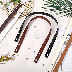 12 шт. 6 цвета ПУ искусственная кожа заклепочные ремни для сумки&nbsp;DIY-CL0002-37A