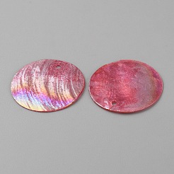 10шт окрашенные подвески из натуральных ракушек&nbsp;BSHE-TAC0004-03B
