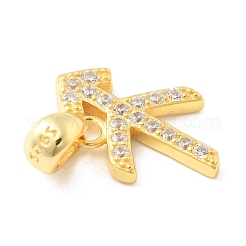 925 подвеска из стерлингового серебра с прозрачным микропаве и цирконием&nbsp;LS-STER-Z012-06G-11