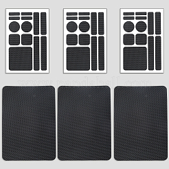 8 шт. 2 стиля резиновые противоскользящие шестиугольные наклейки на телефон для телефонов&nbsp;AJEW-SP0002-64A-02