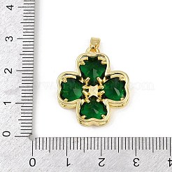 Латунь стекло кулоны&nbsp;KK-R226-05G-03