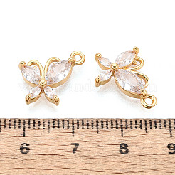 Подвески из латуни с прозрачным фианитом&nbsp;KK-T077-55G