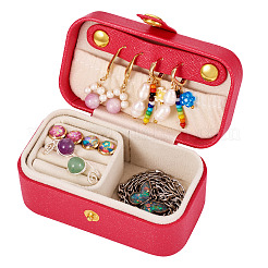 1 шт. шкатулка для украшений из искусственной кожи&nbsp;LBOX-TA0001-01D