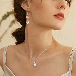 Гальванические прозрачные стеклянные граненые бусины-капли&nbsp;EGLA-YWC0001-01