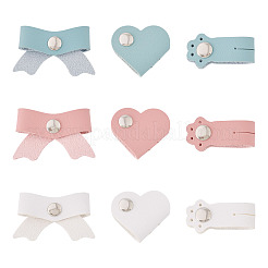 9 шт. 9 стиля органайзеров для шнуров из искусственной кожи&nbsp;AJEW-TA0002-45