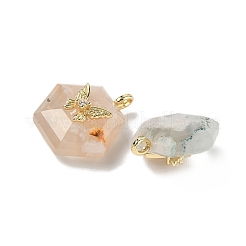 Подвески с огранкой из натуральных смешанных драгоценных камней&nbsp;G-P585-01G