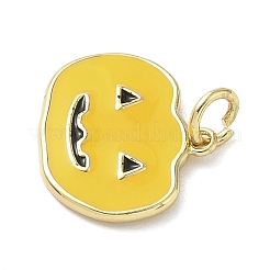 Подвески из латуни и эмали на тему Хэллоуина&nbsp;LS-KK-L248-01G-04