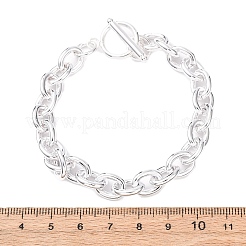 Браслеты из нержавеющей стали 304 с цепочками для женщин и мужчин&nbsp;BJEW-P376-02S