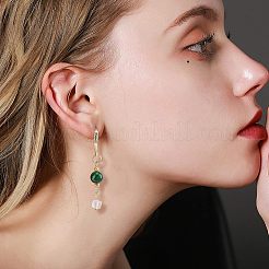 Латунные крючки для сережек&nbsp;KK-FH0001-24