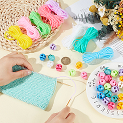 32 шт. 8-х цветные пластиковые шнуровые замки&nbsp;FIND-BC0014-47