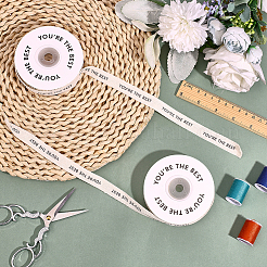 10 ярд репсовой ленты из полиэстера&nbsp;OCOR-WH0077-095