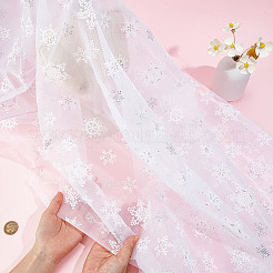 Сетчатые ткани из полиэстера&nbsp;DIY-WH0622-375B