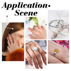 100 шт. оправа для страз из нержавеющей стали 304&nbsp;STAS-UN0030-67