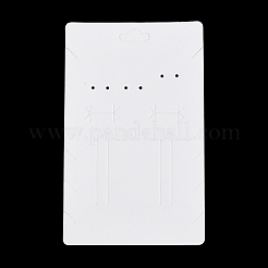 Прямоугольные бумажные карточки для демонстрации ювелирных изделий&nbsp;AJEW-A051-03