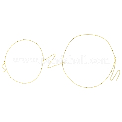 Латунные спутниковые цепи для тела для сексуальных женщин&nbsp;NJEW-CJ00001