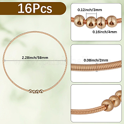 16шт. браслет-сателлит из нержавеющей стали для женщин&nbsp;BJEW-SP0001-16A