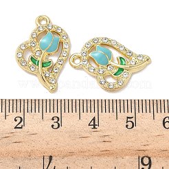 Подвески из сплава эмали и горного хрусталя&nbsp;FIND-C074-20KCG