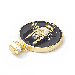 Подвески из латуни с эмалью в стойку&nbsp;KK-B065-03G-02