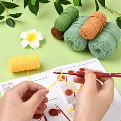 1 коробка наборов для вязания мешка с подсолнухом своими руками для начинающих&nbsp;DIY-CJ0002-53