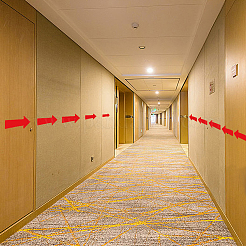 ПВХ самоклеющиеся наклейки со стрелками&nbsp;DIY-CP0013-44A