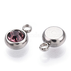 201 подвеска из нержавеющей стали со стразами&nbsp;X-STAS-S068-06