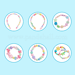 DIY браслеты и украшения для волос для детей&nbsp;DIY-YW0001-32