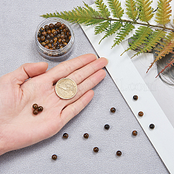 Наборы для изготовления браслетов из натуральных бусин тигрового глаза своими руками&nbsp;DIY-CJ0001-21G