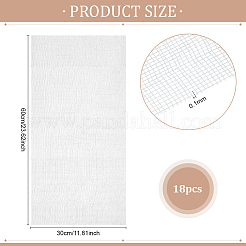 18 шт. хлопчатобумажной марлевой ткани для переплета книг&nbsp;DIY-BC0016-40A