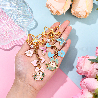 Подвеска в виде банта&nbsp;HJEW-YW00148-01-1